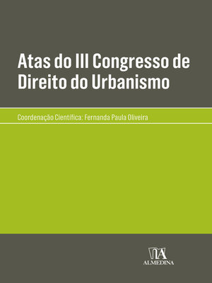 cover image of Atas do III Congresso de Direito do Urbanismo